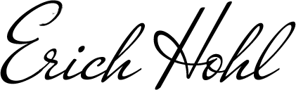 Unterschrift von Erich Hohl